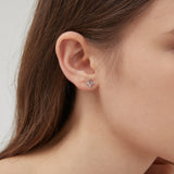 Trendy Star Stud Earrings (S925)