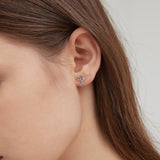 Trendy Star Stud Earrings (S925)