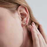 Bowknot Stud Earrings (S925)