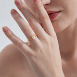 STMG Natural Freshwater Pearl Ring on finger