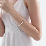 STMG Natural Pearl with Sparkly Beads Bracelet on hand