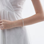 STMG Natural Pearl with Sparkly Beads Bracelet on hand