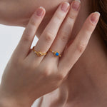 STMG Sun Adjustable Ring on finger