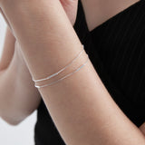 Vertical Bar Bracelet (S925)