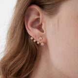 Two Styles in One Stars Earrings (S925)