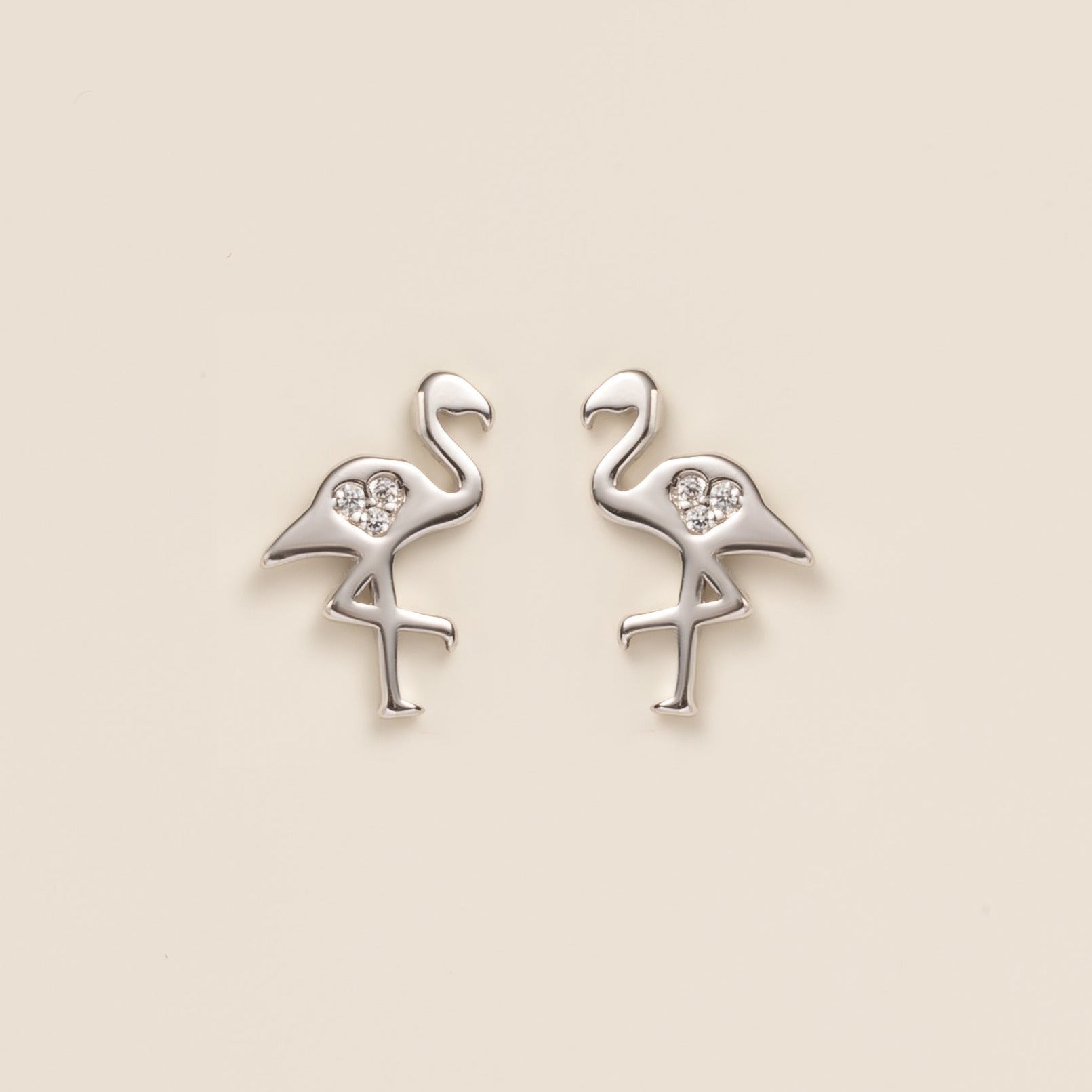 Flamingo Stud Earrings 