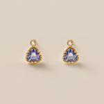 Blue Sapphire Stud Earrings