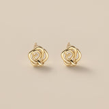 STMG Rose Stud Earrings