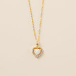 STMG Opal Sweet Heart Necklace