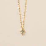 STMG Sky Blue Starburst Necklace