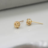 Twisted Circle Stud Earrings (S925)