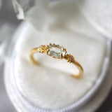 STMG Natural Topaz Adjustable Ring