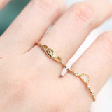 Quartet Pearl Adjustable Ring (S925)